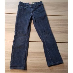 Levis boys size 7 regular blue corduroy cords pant